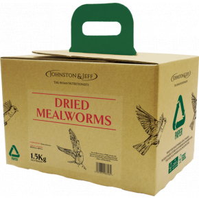 Johnston And Jeff Dried Mealworm 1.5kg In Eco Box